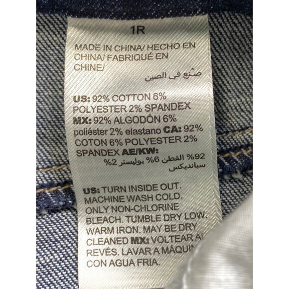 Chicos So Slimming High Cuff Girlfriend Slim Ankle Jeans Size 8 Casual Sassy - Picture 9 of 11